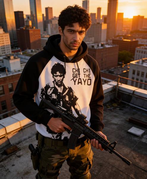 *CHI CHI GET THE YAYO* PULLOVER HOODIES (BACK EMBROIDERY)