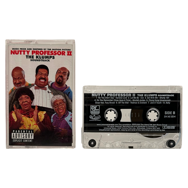 •THE NUTTY PROFESSOR II THE KLUMPS - SOUNDTRACK• ~2000 OG PRESSINGS~ (CD & CASSETTE TAPE)