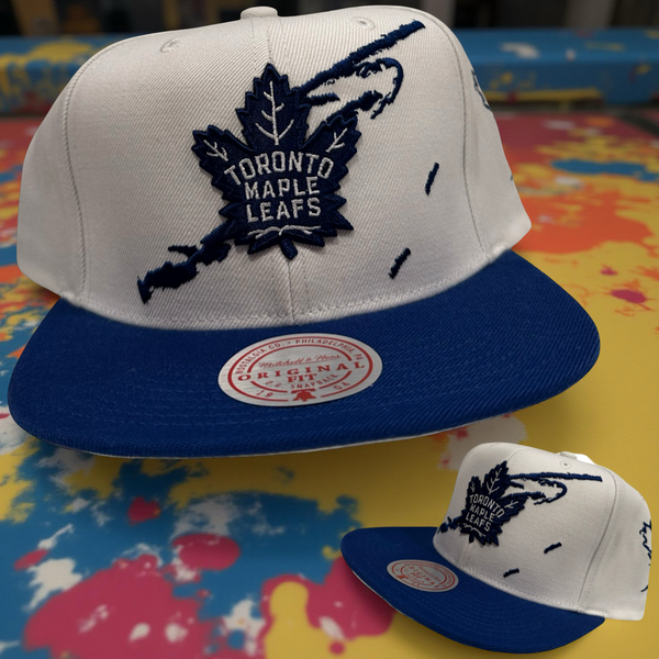*Toronto Maple Leafs* snapback hats by Mitchell & Ness