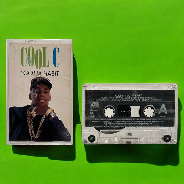 •COOL C - I GOTTA HABIT• ~1989 OG PRESSING~ (CASSETTE TAPE)
