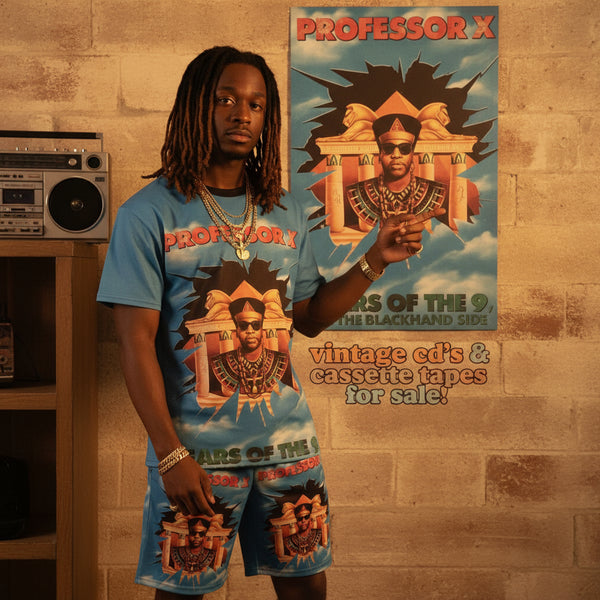 •PROFESSOR X ~ YEARS OF THE 9, ON THE BLACK HAND SIDE• (1991 OG PRESSING) (CASSETTE TAPE)