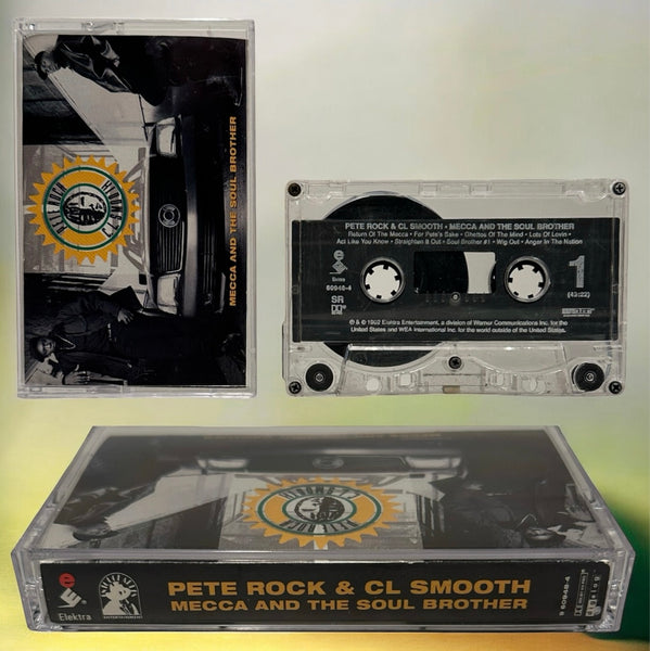 •PETE ROCK & C.L. SMOOTH - MECCA AND THE SOUL BROTHER• ~1992 OG PRESSINGS~ (CASSETTE TAPE)
