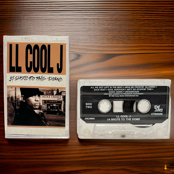 •LL COOL J - 14 SHOTS TO THE DOME• ~1993 OG PRESS~ (CASSETTE TAPE)