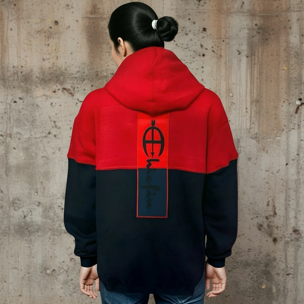 *CHAMPION CHIEFIN’* (RED-NAVY) PULLOVER HOODIES (UNISEX)