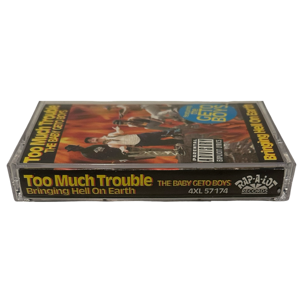 •TOO MUCH TROUBLE - BRINGING HELL ON EARTH• ~1992 OG PRESSINGS~ (CD & CASSETTE TAPE)