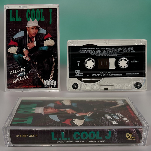 •L.L. COOL J ~ WALKING WITH A PANTHER• ~1989 OG PRESSING~ (CASSETTE TAPE) (2)