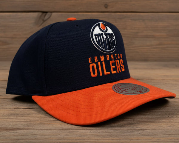 *EDMONTON OILERS* Pro Crown Snapback Hat by Mitchell & Ness