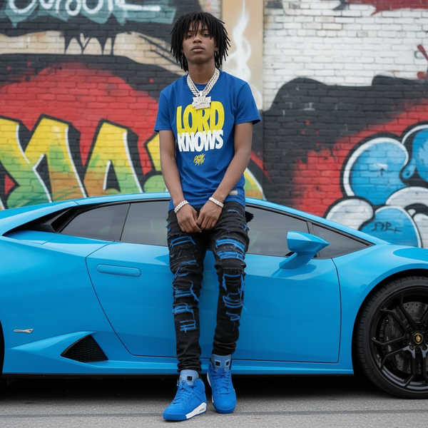 *ROCKSMITH* (BLUE) ~LORD KNOWS~ •SHORT SLEEVE T-SHIRTS•