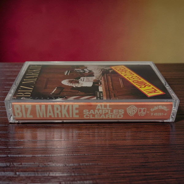 •BIZ MARKIE ~ ALL SAMPLES CLEARED• ~1993 OG PRESSING~ (CASSETTE TAPE)