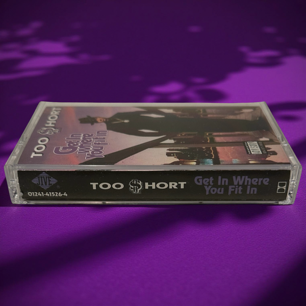 •TOO $HORT - GET IN WHERE YOU FIT IN• ~1993 OG PRESSING~ (CASSETTE TAPE)