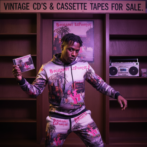 •BUCKSHOT LeFONQUE - MUSIC EVOLUTION• ~1997 OG PRESSINGS~ (CD & CASSETTE TAPE)