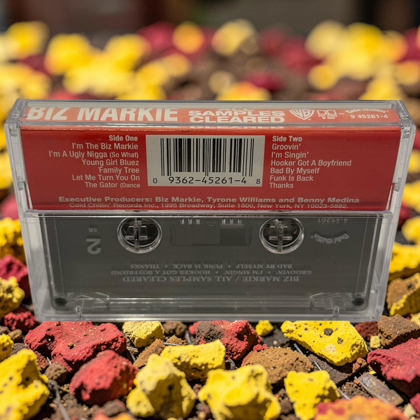 •BIZ MARKIE ~ ALL SAMPLES CLEARED• ~1993 OG PRESSING~ (CASSETTE TAPE)