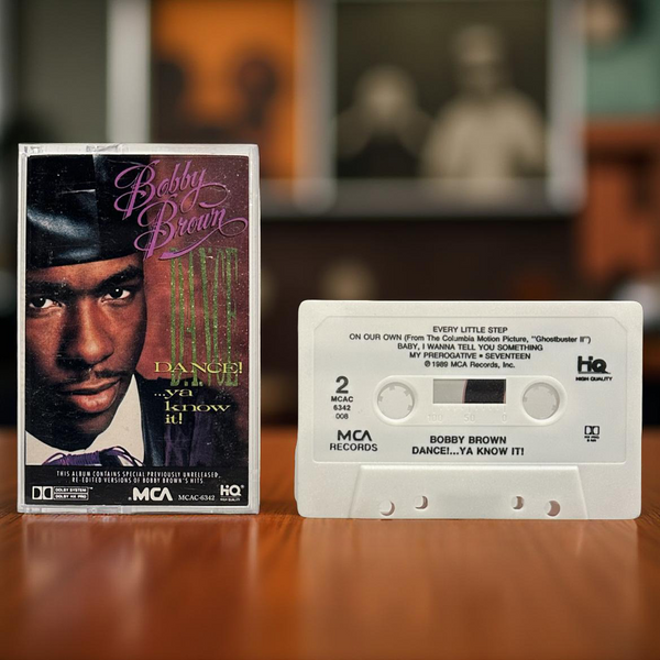 •BOBBY BROWN - DANCE!… YA KNOW IT! ~1989 OG PRESSING~ (CASSETTE TAPE)