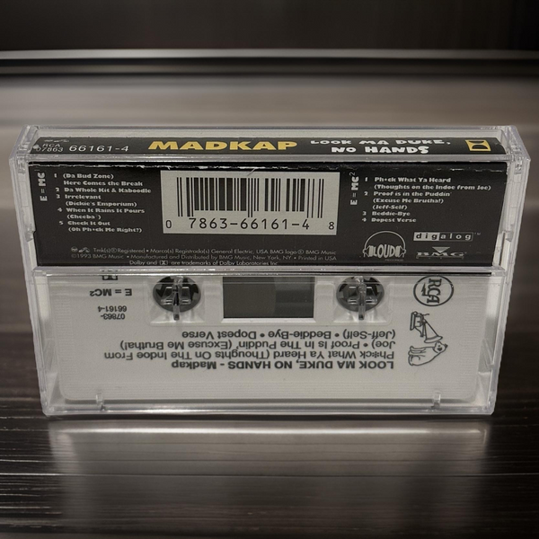 •MADKAP ~ LOOK MA DUKE, NO HANDS• ~1993 OG PRESSING~ (CASSETTE TAPE)