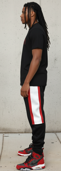 *CHI-TOWN BULLIES* ~LUXURY JOGGER SWEATS~ (CUT & SEW) (EMBROIDERED LOGOS)