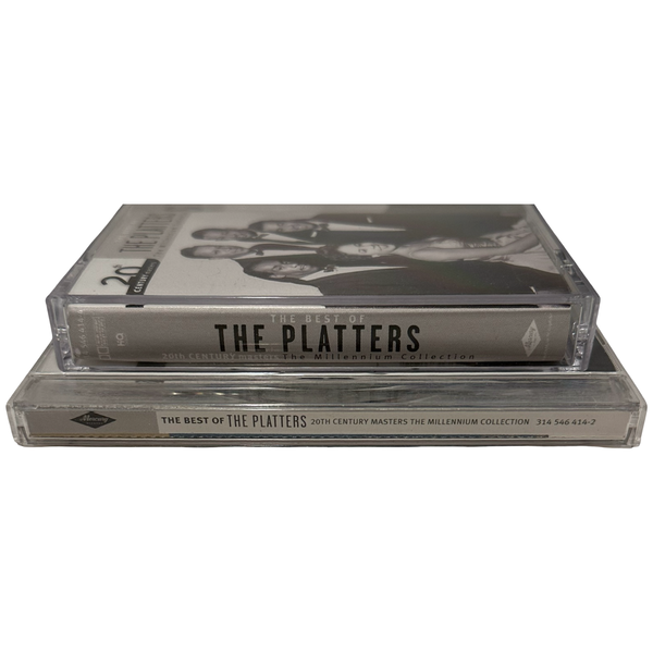 •THE PLATTERS - THE BEST OF• ~1999 MILLENNIUM COLLECTION~ (CD & CASSETTE TAPE)