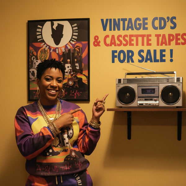 •KWAME AND A NEW BEGINNING - “A DAY IN THE LIFE” A POKADELIC ADVENTURE• ~1990 OG PRESSING~ (CASSETTE TAPE)