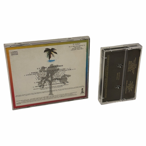 •U2 - “THE JOSHUA TREE”• ~1988 OG CANADIAN PRESSING~ (CD & CASSETTE TAPE)