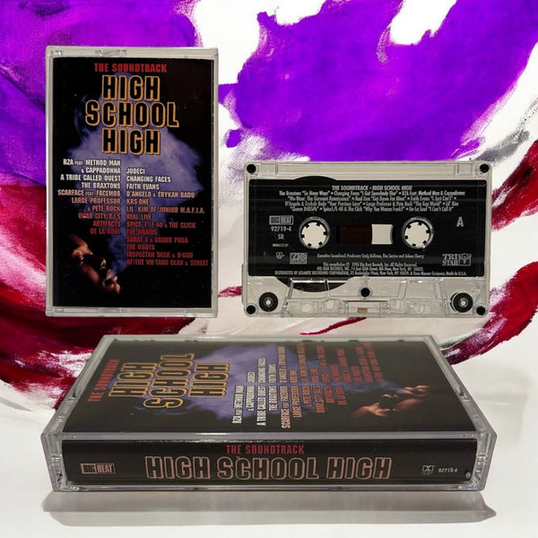 •HIGH SCHOOL HIGH ~ THE SOUNDTRACK• ~1996 OG PRESSING~ (CASSETTE TAPE) (1)
