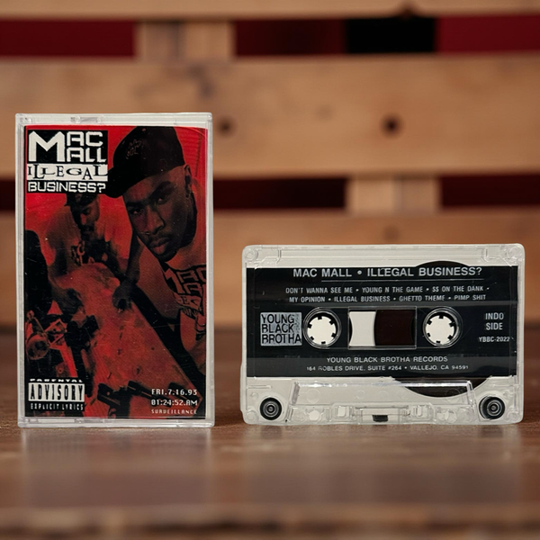 •MAC MALL - ILLEGAL BUSINESS?• ~1993 OG PRESSING~ (CASSETTE TAPE)