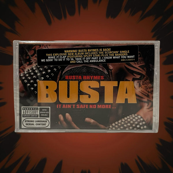 •BUSTA RHYMES - IT AIN’T SAFE NO MORE• ~2001 OG PRESSING~ (CASSETTE TAPE)