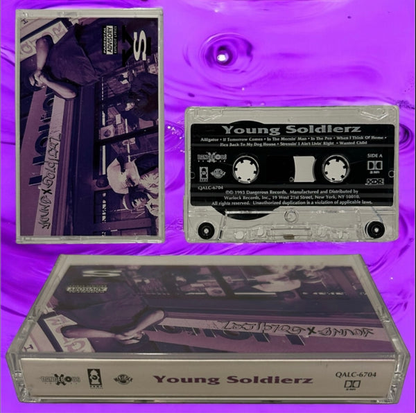 •YOUNG SOLDIERZ - YOUNG SOLDIERZ• ~1993 OG PRESSING~ (CASSETTE TAPE)