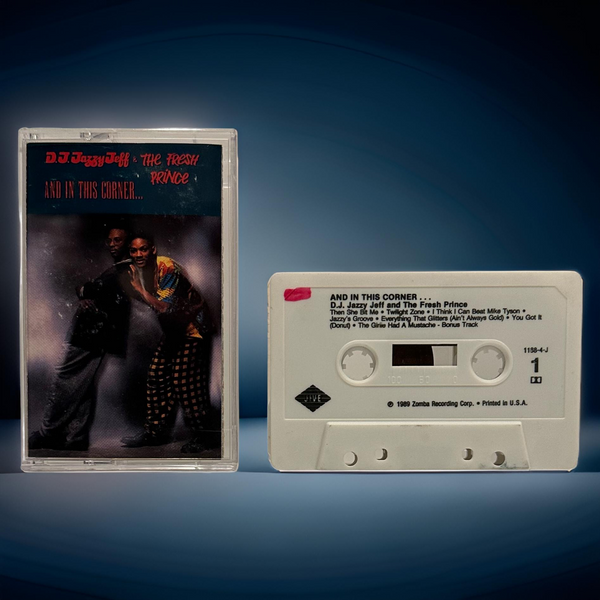 •D.J. JAZZY JEFF AND THE FRESH PRINCE - …AND IN THIS CORNER• ~1989 OG PRESS~ (CLUB) (CASSETTE TAPE) (3)