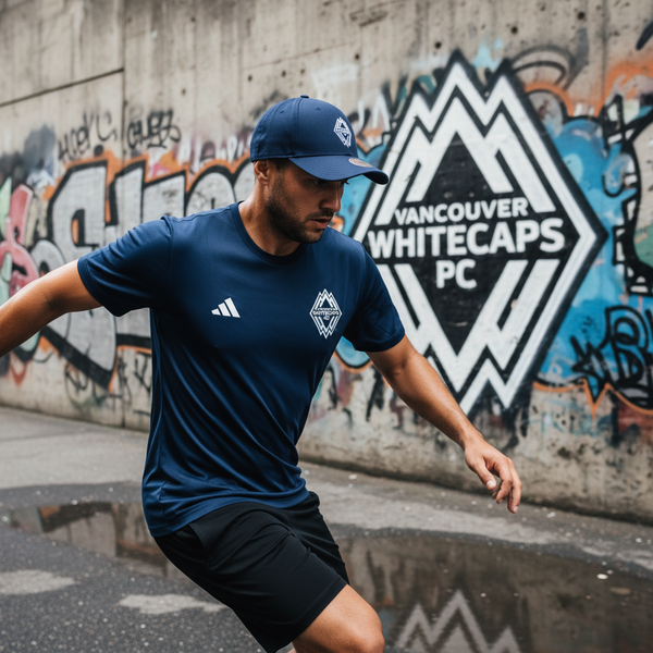 *Vancouver Whitecaps Football Club* curved beak strapback hat by Mitchell & Ness