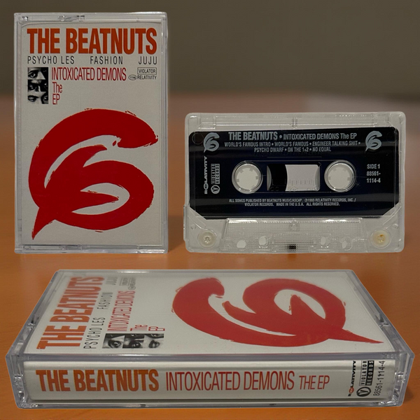 •THE BEATNUTS ~ INTOXICATED DEMONS• ~1993 FULL EP~ (CASSETTE TAPE)