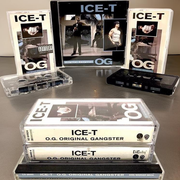 •ICE-T - O.G. ORIGINAL GANGSTER• (1991) (CASSETTE & CD AVAILABLE) (ORIGINAL PRESSINGS)