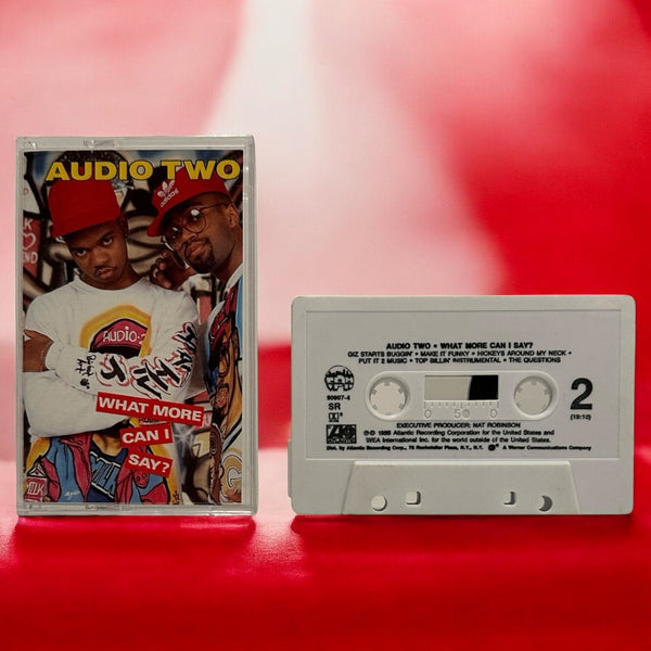 •AUDIO TWO - WHAT MORE CAN I SAY?• ~1988 OG PRESSING~ (CASSETTE TAPE)