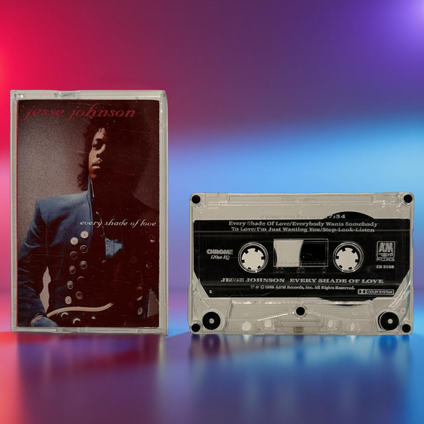 •JESSE JOHNSON - EVERY SHADE OF LOVE• ~1988 OG PRESSING~ (CASSETTE TAPE)
