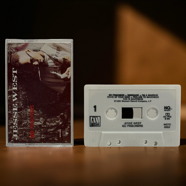 •JESSE WEST - NO PRISONERS• ~1989 OG PRESSING~ (CASSETTE TAPE)