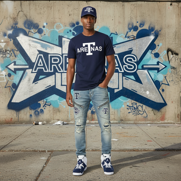 *Texas Arenas* curved beak flex fit hat by Mitchell & Ness