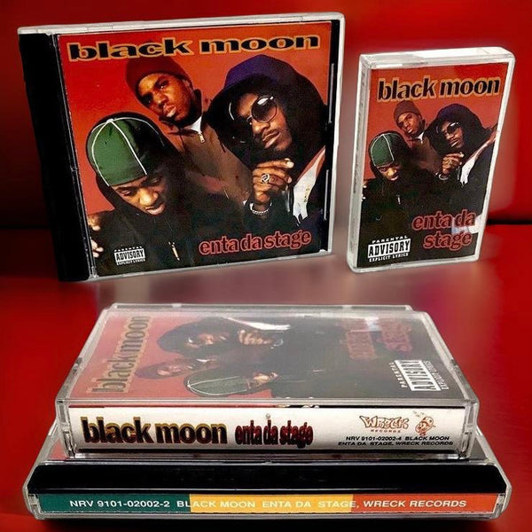 •BLACK MOON - ENTA DA STAGE• (1993) (CASSETTE & CD AVAILABLE) (ORIGINAL PRESSINGS)