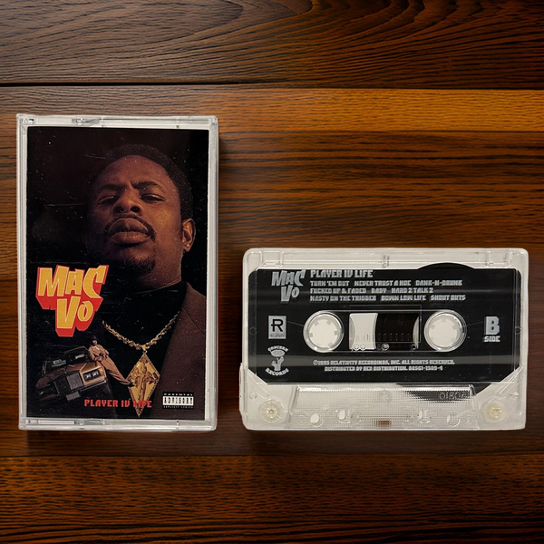 •MAC VO ~ PLAYER IV LIFE• ~1995 OG PRESSING~ (CASSETTE TAPE)