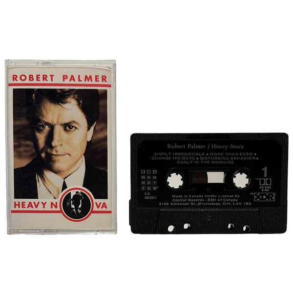 •ROBERT PALMER - HEAVY NOVA• ~1988 OG CANADIAN PRESSINGS~ (CD & CASSETTE TAPE)