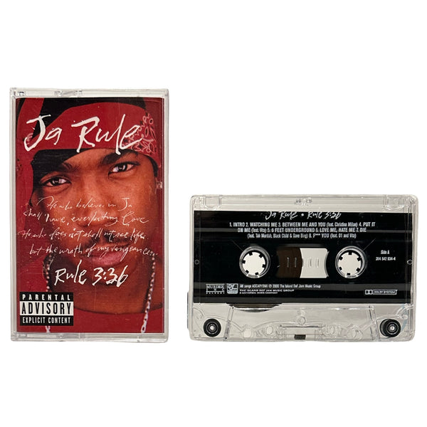 •JA RULE - RULE 3:36• ~2000 OG PRESSING~ (CASSETTE TAPE)