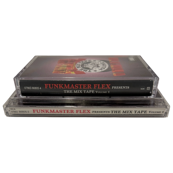 •FUNKMASTER FLEX PRESENTS - THE MIX TAPE VOLUME 1• ~1995 OG CANADIAN PRESSINGS~ (CD & CASSETTE TAPE)