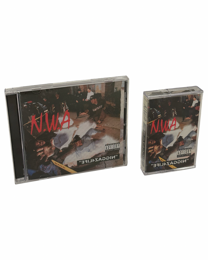 •N.W.A - “EFIL4ZAGGIN”• ~1991 OG PRESSINGS~ (CD & CASSETTE TAPE)