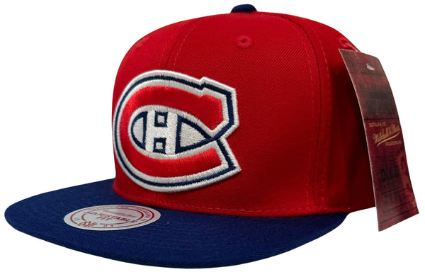 *Montreal Canadiens* snapback hats by Mitchell & Ness
