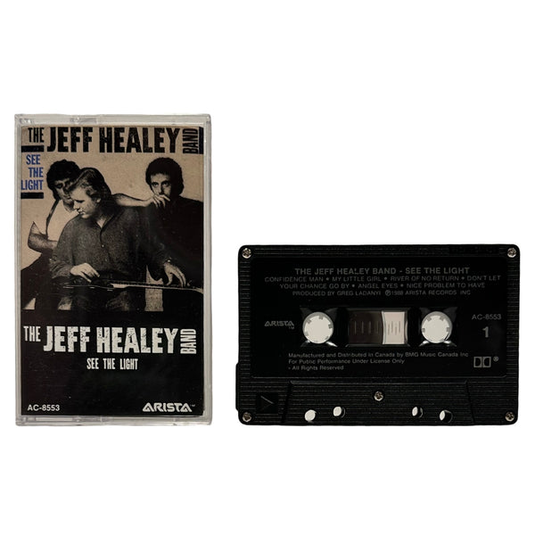 •THE JEFF HEALEY BAND - SEE THE LIGHT• ~1988 OG CANADIAN PRESSINGS~ (CD & CASSETTE TAPE)