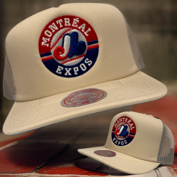 *Montreal Expos* mesh trucker style snapback hat by Mitchell & Ness