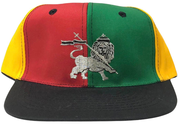 *Lion of Judah* soft shell Rasta style snapback hats