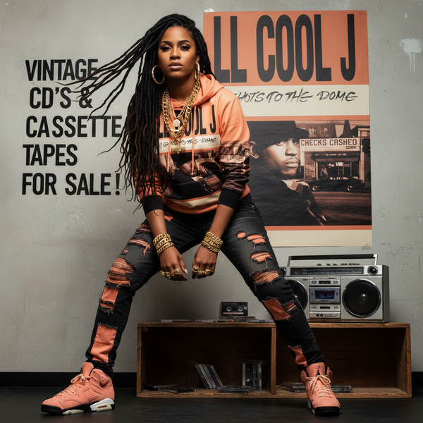 •LL COOL J - 14 SHOTS TO THE DOME• ~1993 OG PRESS~ (CASSETTE TAPE)