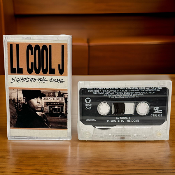 •LL COOL J - 14 SHOTS TO THE DOME• ~1993 OG PRESS~ (CASSETTE TAPE)