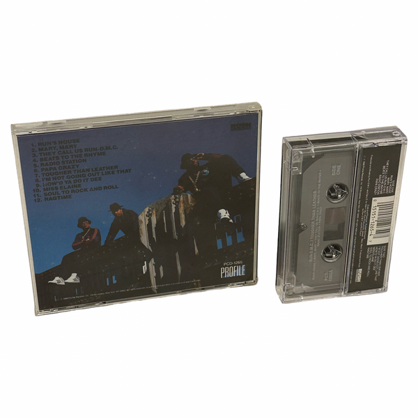 •RUN DMC - TOUGHER THAN LEATHER• ~1988 OG PRESSINGS~ (CD & CASSETTE TAPE)