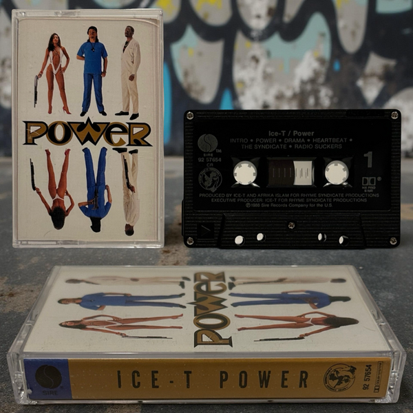 •ICE-T - POWER• ~1988 OG CANADIAN PRESSING~ (CASSETTE TAPE) (BLACK SHELL) (2)