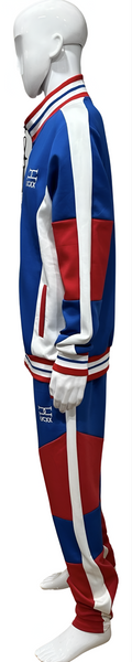^UCXX^ (BLUE-RED) ZIP UP TRACKSUITS (ACTIVEWEAR)