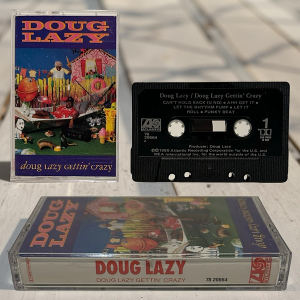 •DOUG LAZY - DOUG LAZY GETTIN’ CRAZY• ~1990 OG CANADIAN PRESSING (CASSETTE TAPE)